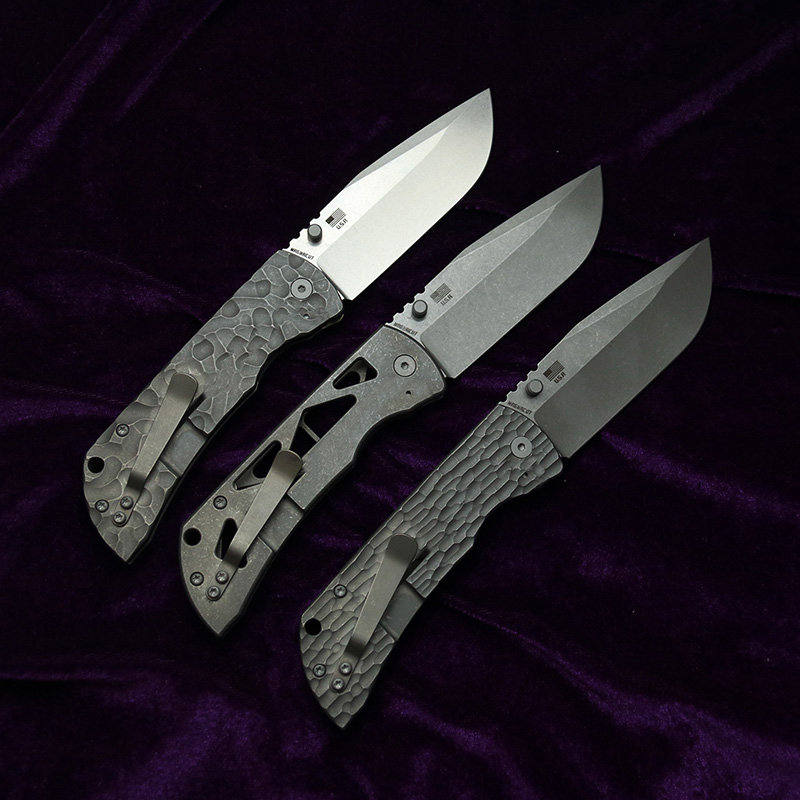 Pocket Knife Ceramic - LEMIFSHE Made 3.5 Mac2 Titanium Handle