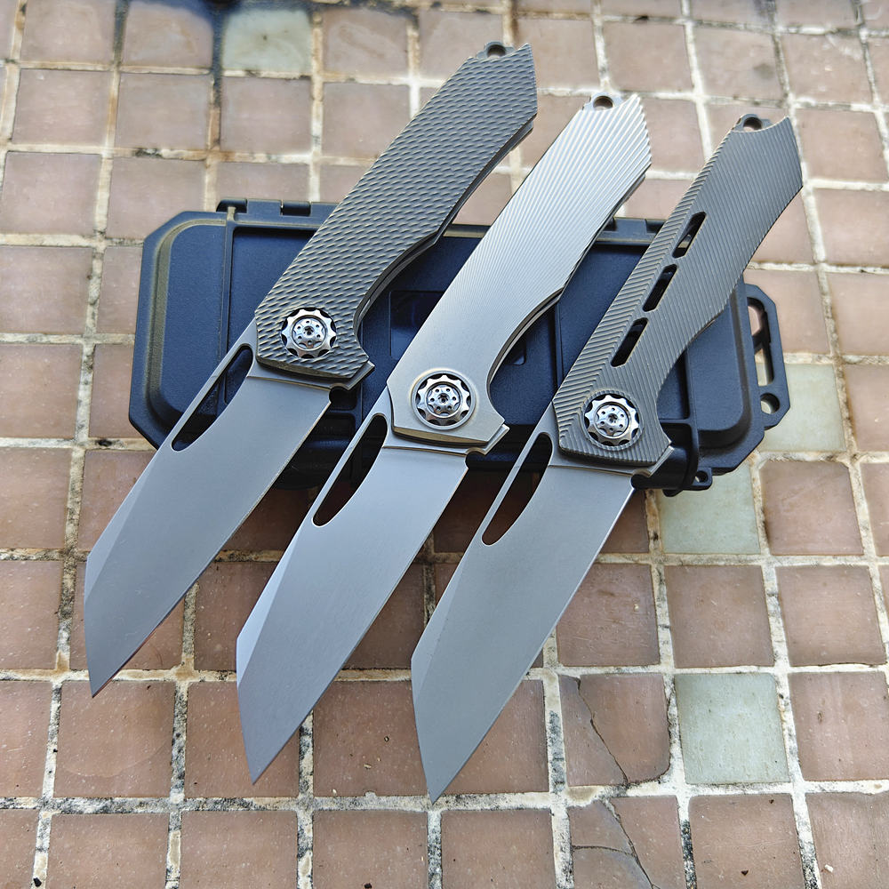 Pocket Knife Ceramic - New Neutralizer JUFULE Made Titanium Handle