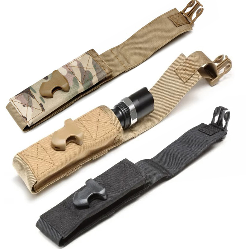 Edc Carry Belt Pouch - Flashlight Pouch Torch Holder Case Molle