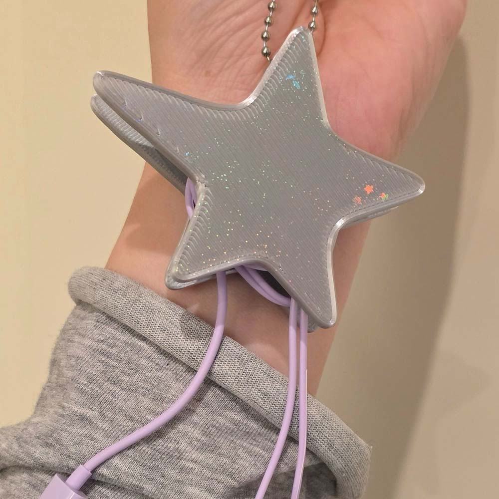 3D Star Cable Winder, Y2K Cute - Cable Winder Keychain 评论和价格