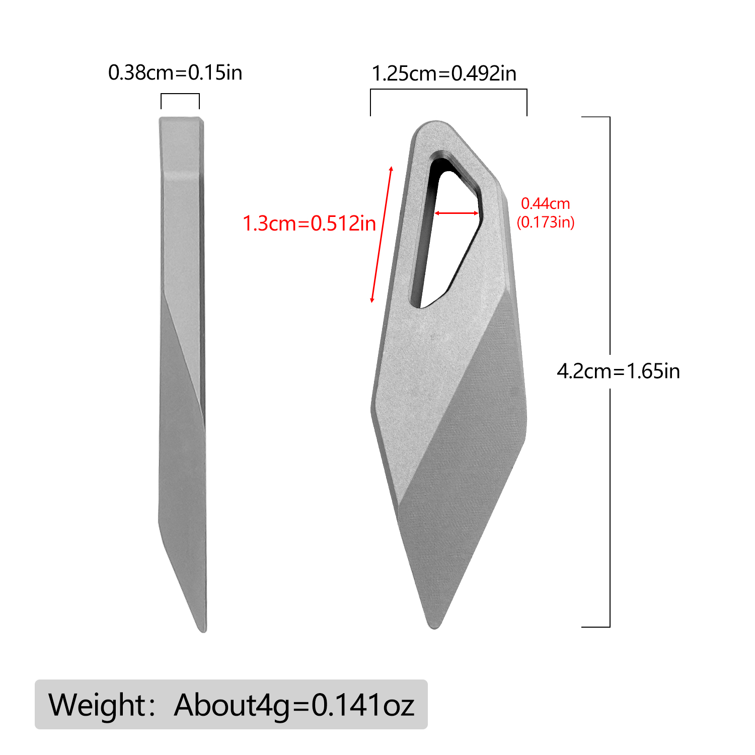 Portable Titanium Alloy 2Pcs E - Edc Daily Carry 评论和价格