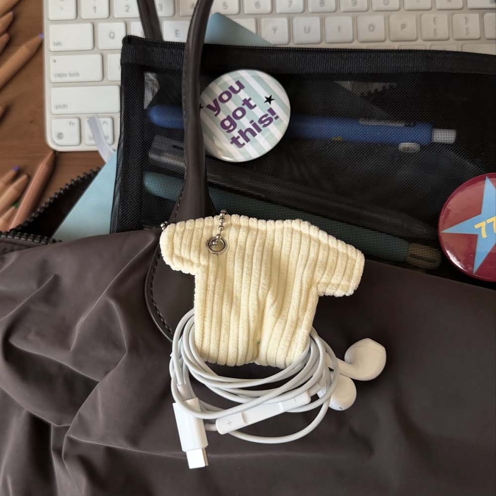 Clothing Shaped Cable Organize - Cable Winder Keychain 评论和价格