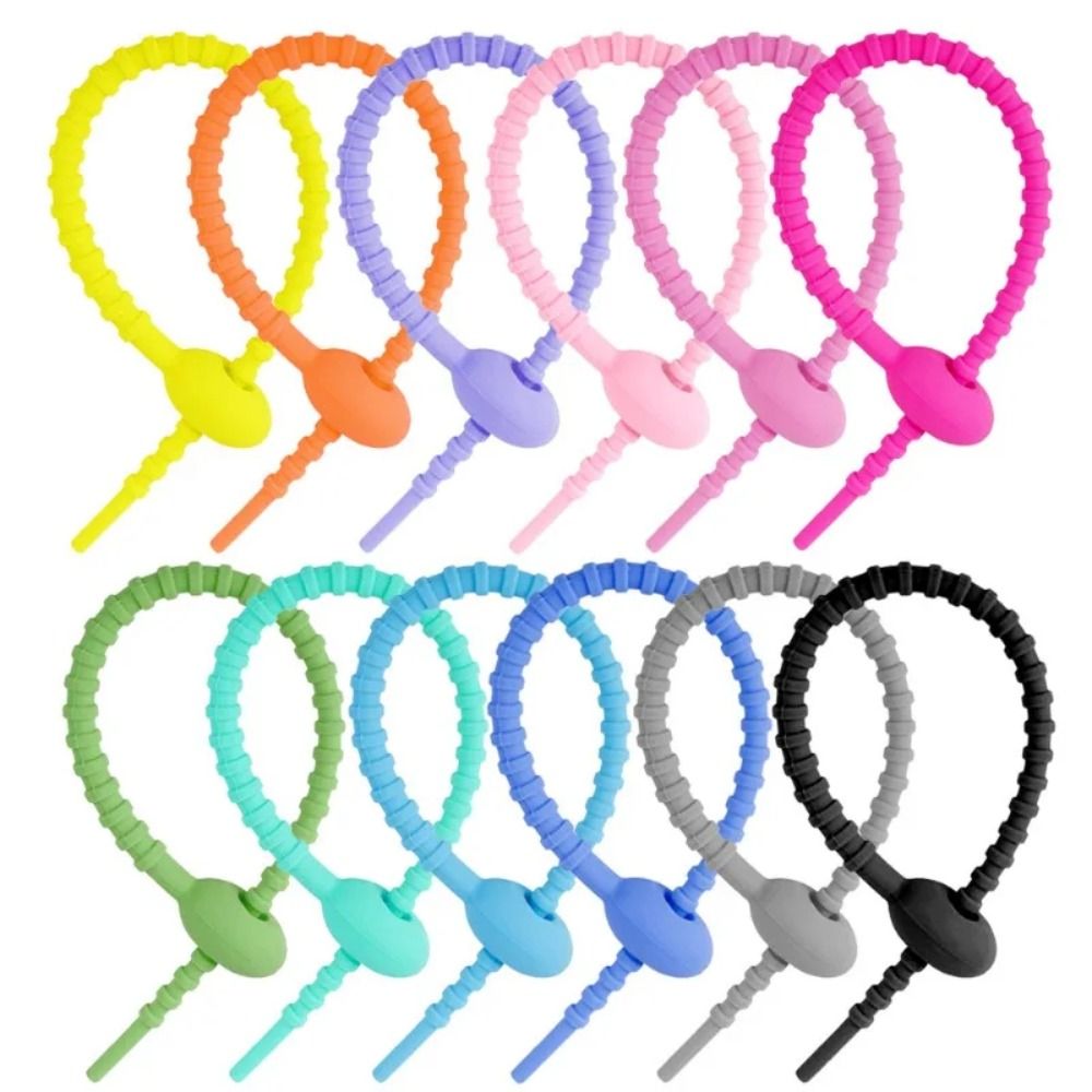 10Pcs/Set Tadpole Shaped Cable - Cable Winder Keychain 评论和价格