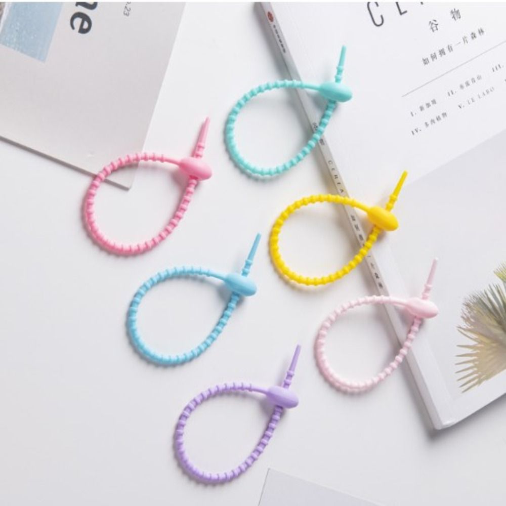 10Pcs/Set Tadpole Shaped Cable - Cable Winder Keychain 评论和价格