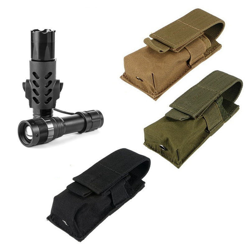 Tactical Molle Flashlight Pouc - Edc Carry Knife 评论和价格