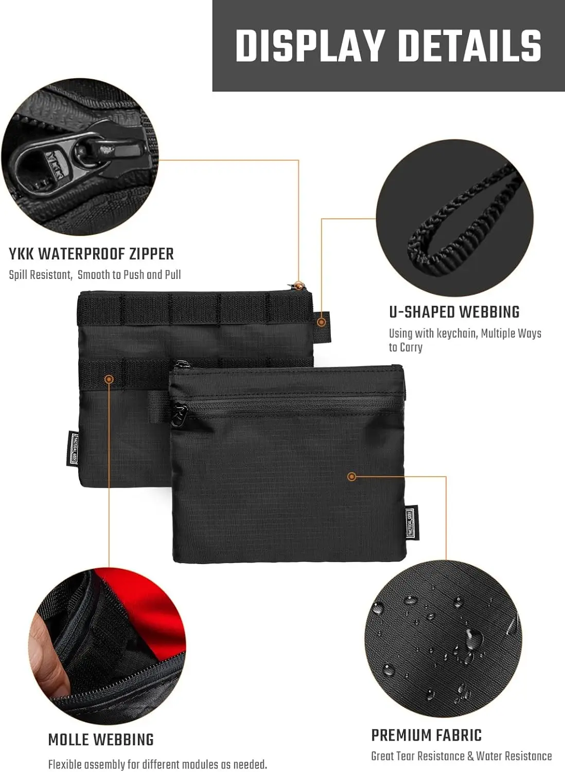 TACTICAL GEEK A14 Slim EDC Pou - Edc Daily Carry 评论和价格
