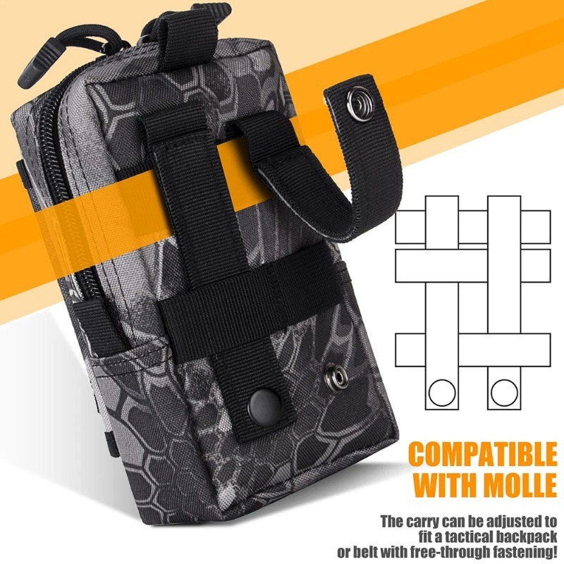 Tactical MOLLE EDC Utility Wai - Edc Carry Box 评论和价格