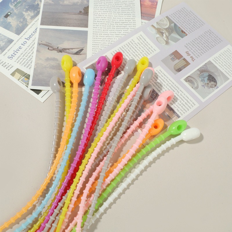 random color5pcs Multifunction - Cable Winder Keychain 评论和价格